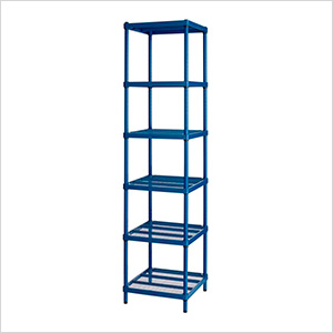 MeshWorks Narrow Shelving Unit (Blue)