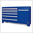 Fusion Pro 5-Piece Blue Garage Cabinet Set