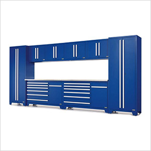 Proslat Fusion Pro Series 10 Piece Garage Cabinet Set