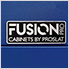 Fusion Pro Blue Wall Mounted Garage Cabinet