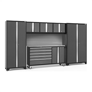 BOLD 3.0 Grey 6-Piece Project Center Set with Stainless Top and Backsplash