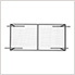 4'x8' Overhead Storage Rack 18"-33" Drop