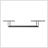 2'x8' Overhead Storage Rack 12"-21" Drop