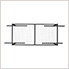 4 x 6 Overhead Storage Rack 18-33-Inch Drop