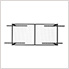 4'x6' Overhead Storage Rack 18"-33" Drop