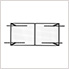 4'x6' Overhead Storage Rack 24"-45" Drop