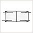 4'x6' Overhead Storage Rack 24"-45" Drop