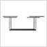 2 x 6 Overhead Storage Rack 24-45-Inch Drop