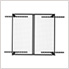 4'x4' Overhead Storage Rack 12"-21" Drop