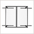 4'x4' Overhead Storage Rack 18"-33" Drop