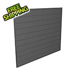 Proslat 4' x 4' PVC Wall Panels and Trims (Charcoal)