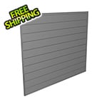 Proslat 4' x 4' PVC Wall Panels and Trims (Light Grey)