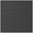 8' x 4' PVC Wall Slatwall Mini Bundle (Charcoal)