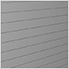 8' x 4' PVC Wall Slatwall Mini Bundle (Light Grey)