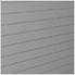 8' x 4' PVC Wall Slatwall Mini Bundle (Light Grey)