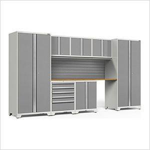 PRO Series Platinum 8-Piece Set with Bamboo Top and Slatwall