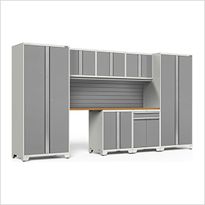 PRO Series Platinum 8-Piece Set with Bamboo Top and Slatwall