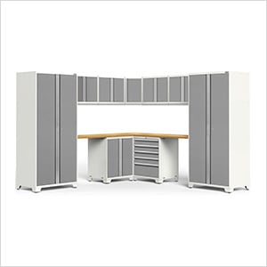 PRO Series Platinum 12-Piece Corner Set with Bamboo Tops and LEDs
