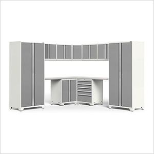 PRO Series Platinum 12-Piece Corner Set with SS Tops and LEDs
