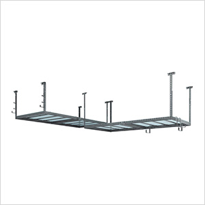 VersaRac 4' x 8' Two Adjustable Ceiling Rack with 10 Piece Accessory Kit
