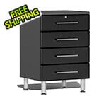 Ulti-MATE Garage Cabinets 4-Drawer Garage Cabinet in Midnight Black Metallic