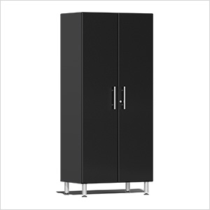 2-Door Tall Garage Cabinet in Midnight Black Metallic