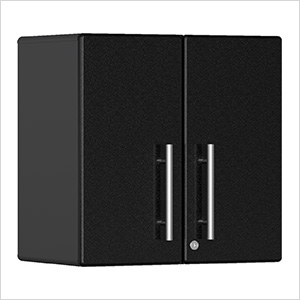 2-Door Garage Wall Cabinet in Midnight Black Metallic