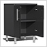 8-Piece Garage Cabinet Kit with Bamboo Worktop in Midnight Black Metallic
