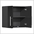 6-Piece Garage Cabinet Kit with Channeled Worktop in Midnight Black Metallic