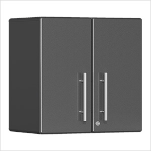 2-Door Garage Wall Cabinet in Graphite Grey Metallic