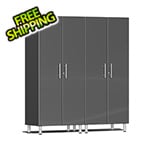 Ulti-MATE Garage Cabinets 2-Piece Tall Garage Cabinet Kit in Graphite Grey Metallic