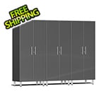 Ulti-MATE Garage Cabinets 3-Piece Tall Garage Cabinet Kit in Graphite Grey Metallic