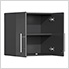 10-Piece Garage Cabinet Kit with Bamboo Worktop in Graphite Grey Metallic