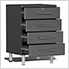 6-Piece Garage Cabinet Kit with Channeled Worktop in Graphite Grey Metallic