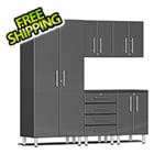 Ulti-MATE Garage Cabinets 5-Piece Garage Cabinet Kit in Graphite Grey Metallic