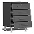 7-Piece Cabinet Kit with Bamboo Worktop in Graphite Grey Metallic