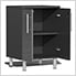 9-Piece Garage Cabinet Kit with Bamboo Worktop in Graphite Grey Metallic