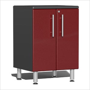 2-Door Garage Cabinet in Ruby Red Metallic