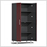 2-Door Tall Garage Cabinet in Ruby Red Metallic