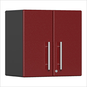 2-Door Garage Wall Cabinet in Ruby Red Metallic