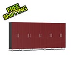 Ulti-MATE Garage Cabinets 5-Piece Tall Garage Cabinet Kit in Ruby Red Metallic