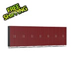 Ulti-MATE Garage Cabinets 7-Piece Tall Garage Cabinet Kit in Ruby Red Metallic