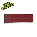 Ulti-MATE Garage Cabinets 8-Piece Tall Cabinet Kit in Ruby Red Metallic