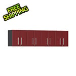 Ulti-MATE Garage Cabinets 4-Piece Garage Wall Cabinet Kit in Ruby Red Metallic