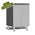 Ulti-MATE Garage Cabinets 2-Door Garage Cabinet in Stardust Silver Metallic