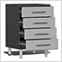 4-Drawer Garage Cabinet in Stardust Silver Metallic