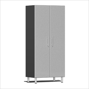 2-Door Tall Garage Cabinet in Stardust Silver Metallic