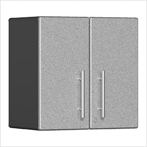 2-Door Garage Wall Cabinet in Stardust Silver Metallic