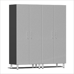 Ulti Mate Ug22620s Silver 2 Piece Tall Garage Cabinet Kit