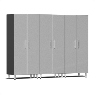 Ulti Mate Ug22630s Silver 3 Piece Tall Garage Cabinet Kit